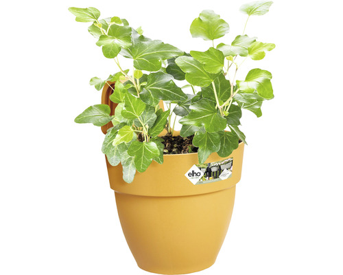 Hangpot bloembak elho Vibia Campana kunststof Ø 20,5 cm H 26,5 cm honinggeel