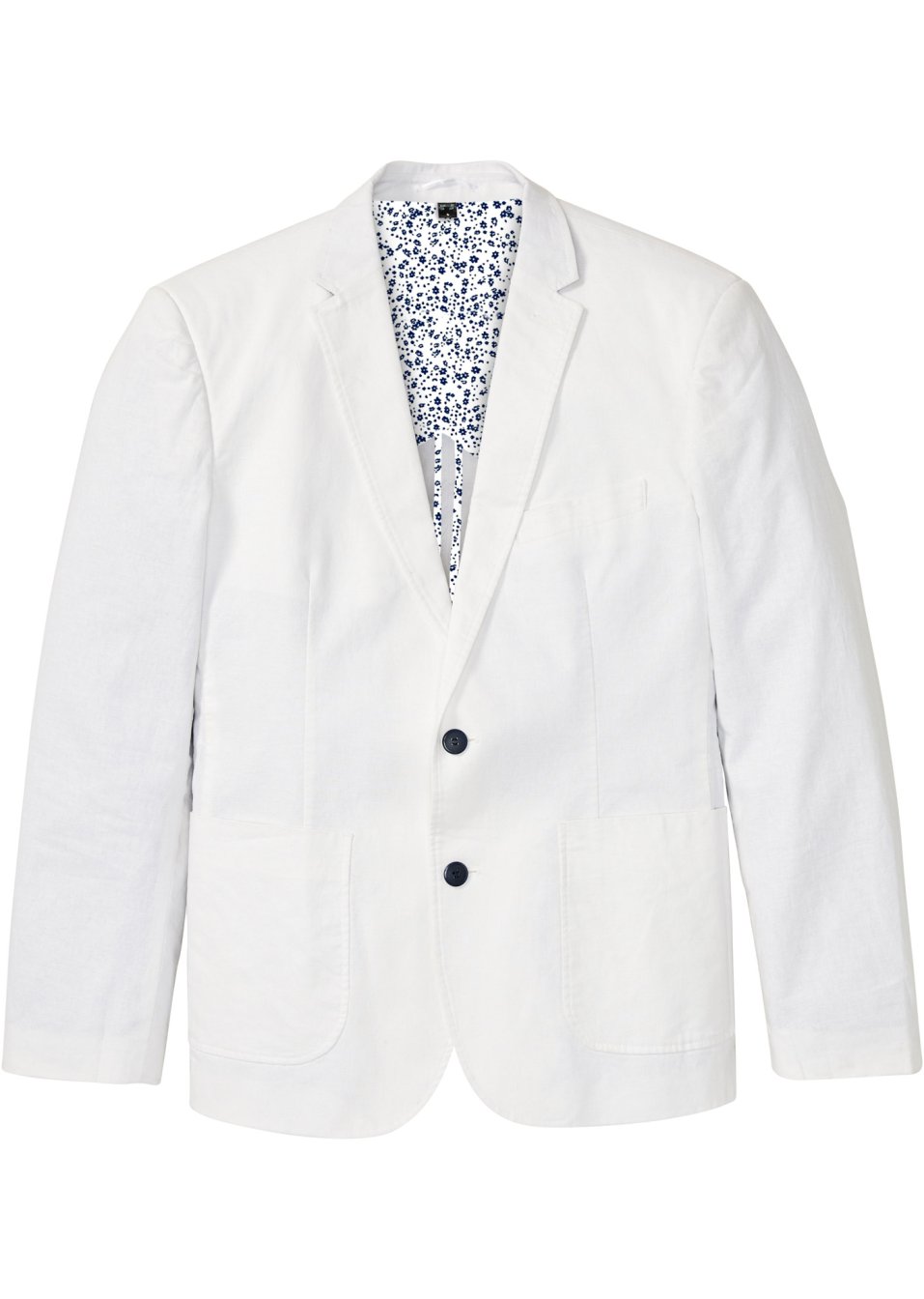 Veste de costume en lin majoritaire