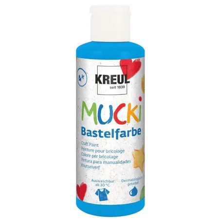 MUCKI Bastelfarbe Blau 80 ml