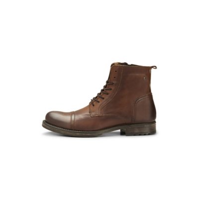 Boots homme Jfwrussel Leather Cognac 19 ROUGE JACK JONES