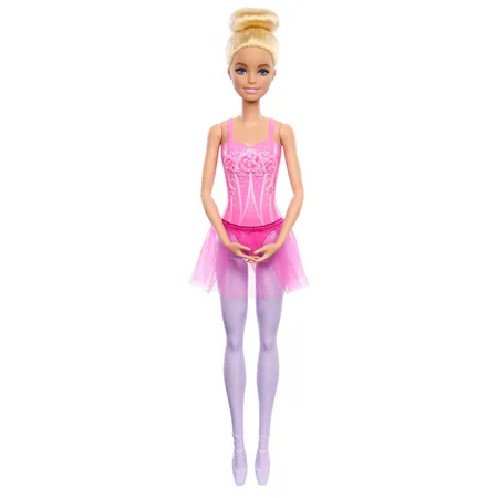 Barbie Ballerina Puppe, blond mit lila Tütü