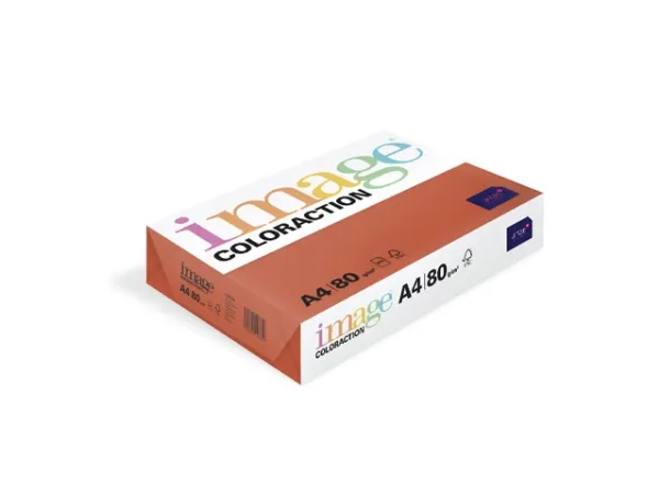 Kopipapir Image Coloraction A4 80g London Dark red - (500 ark)