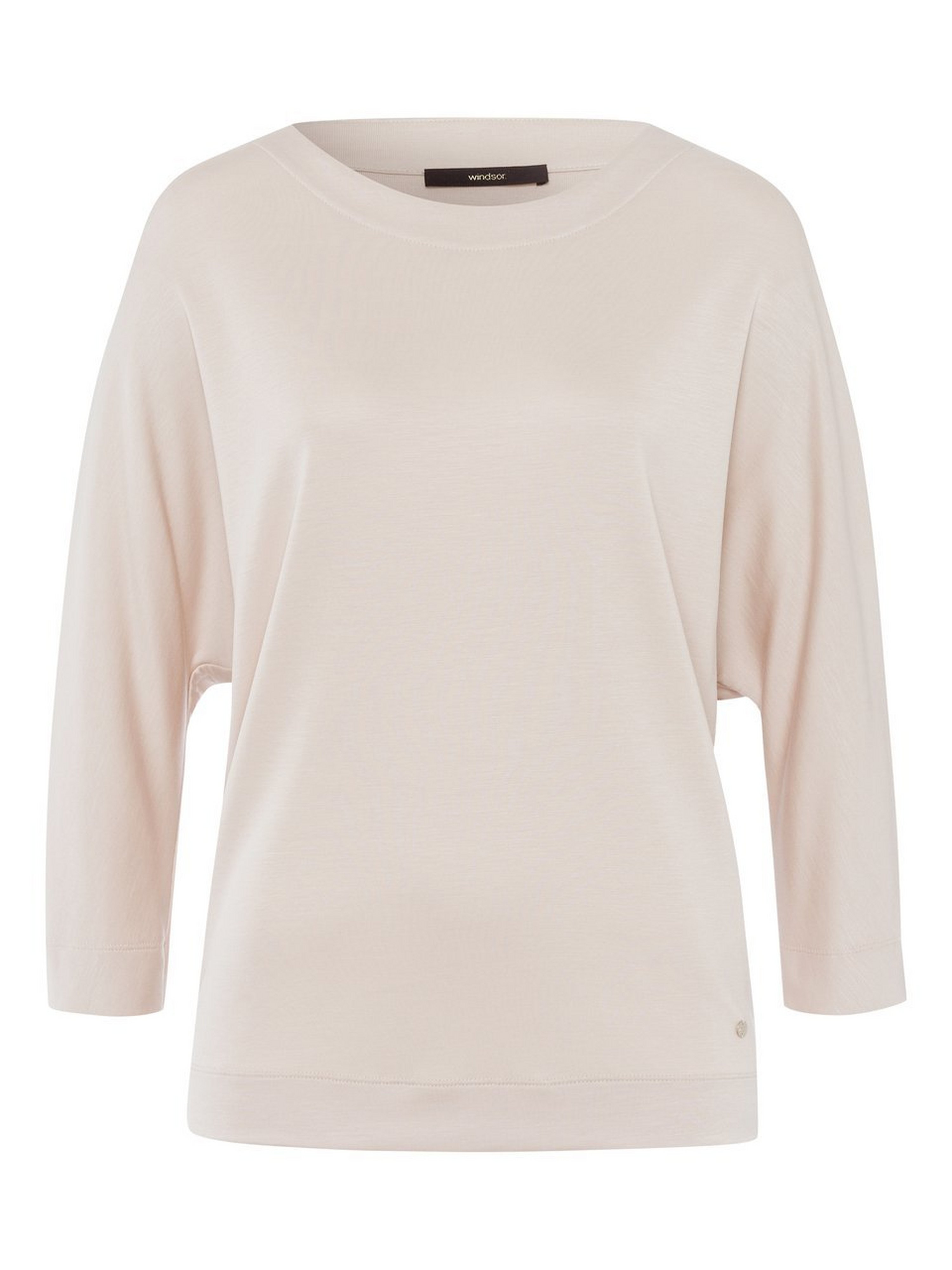 Rundhals-Shirt mit 3/4-Arm
