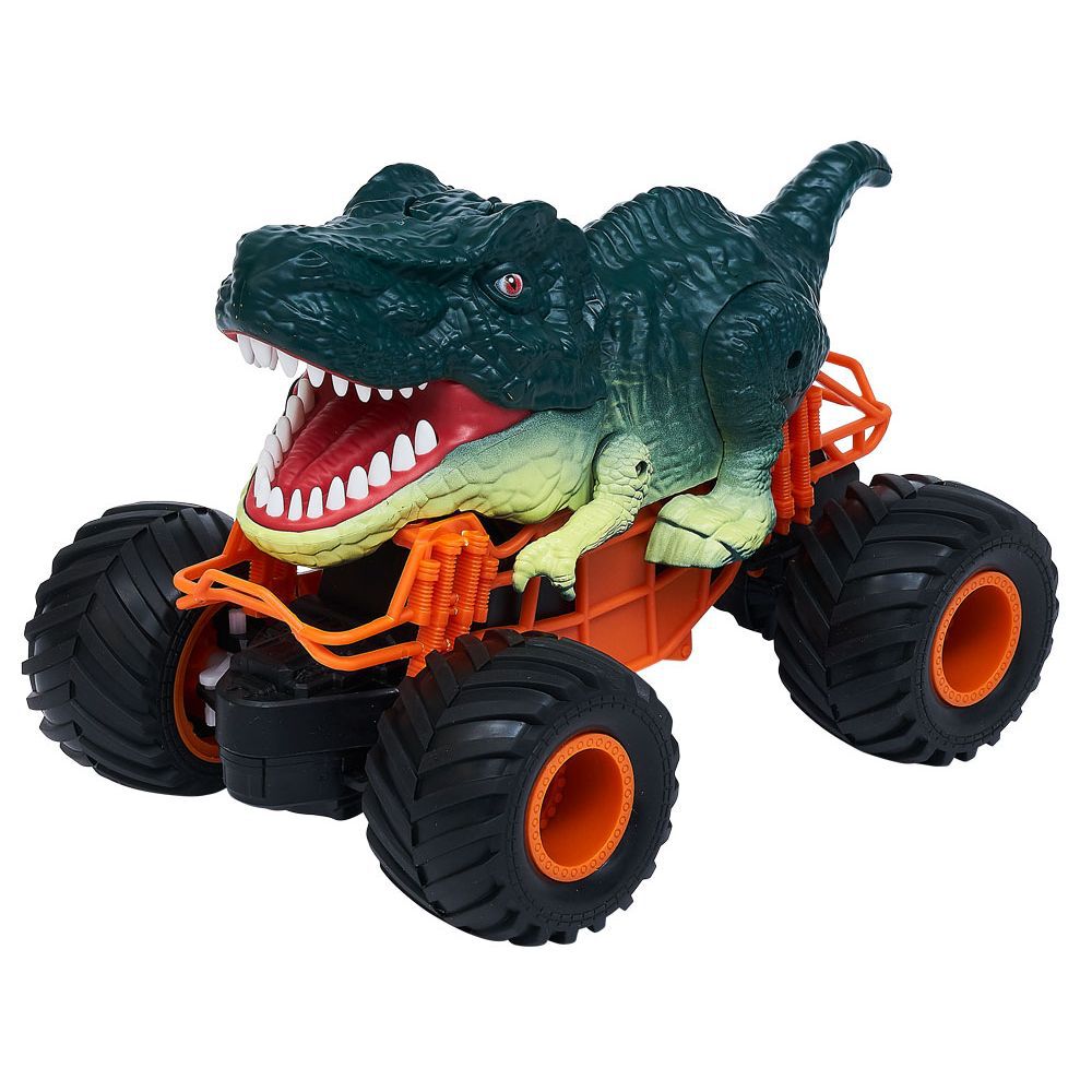 Voiture radiocommandée dinosaure