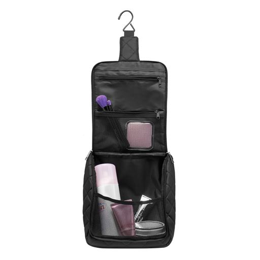 Studio Quiltet kosmetiktaske, sort nylon