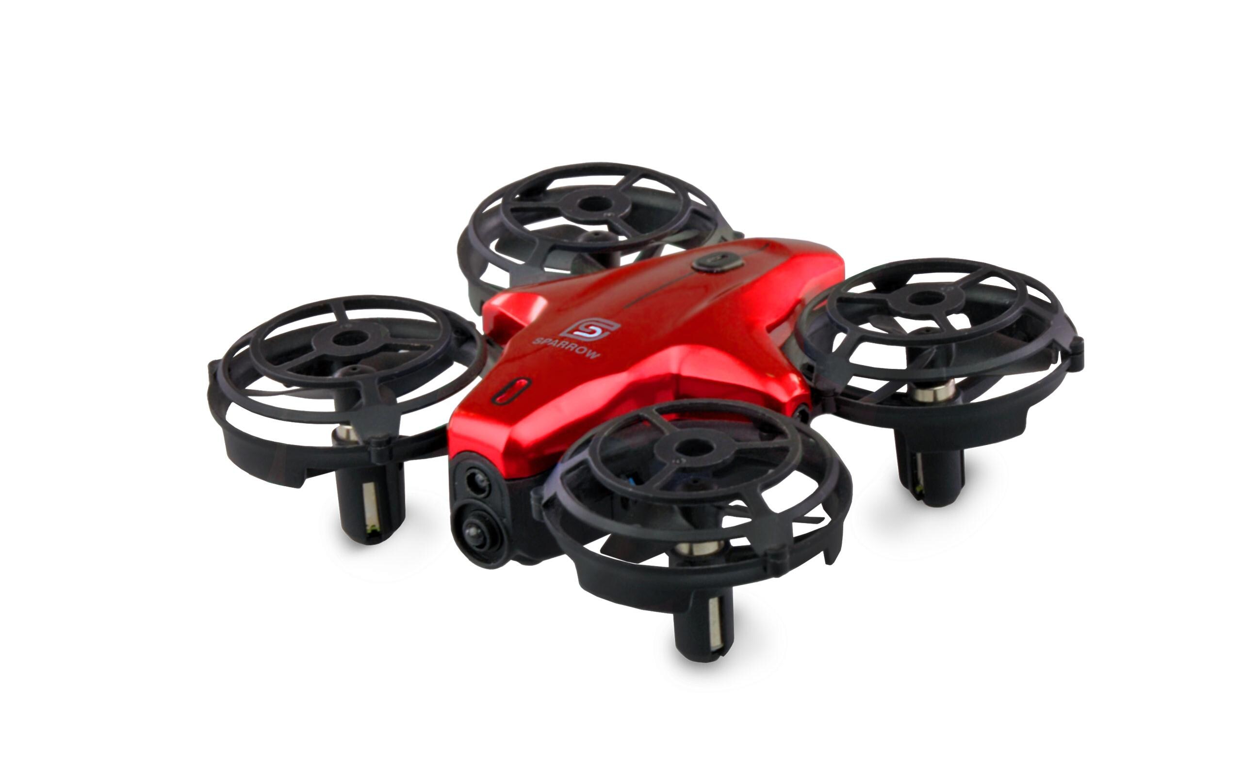 Drohne Sparrow, Rot, RTFSparrow Mini-Quadrokopter mit Sensoren