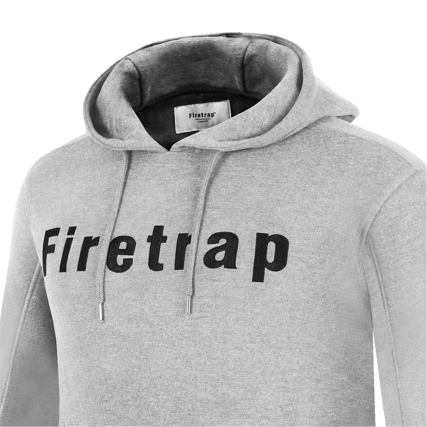 Firetrap Mens Graphic Fleece Hoodie