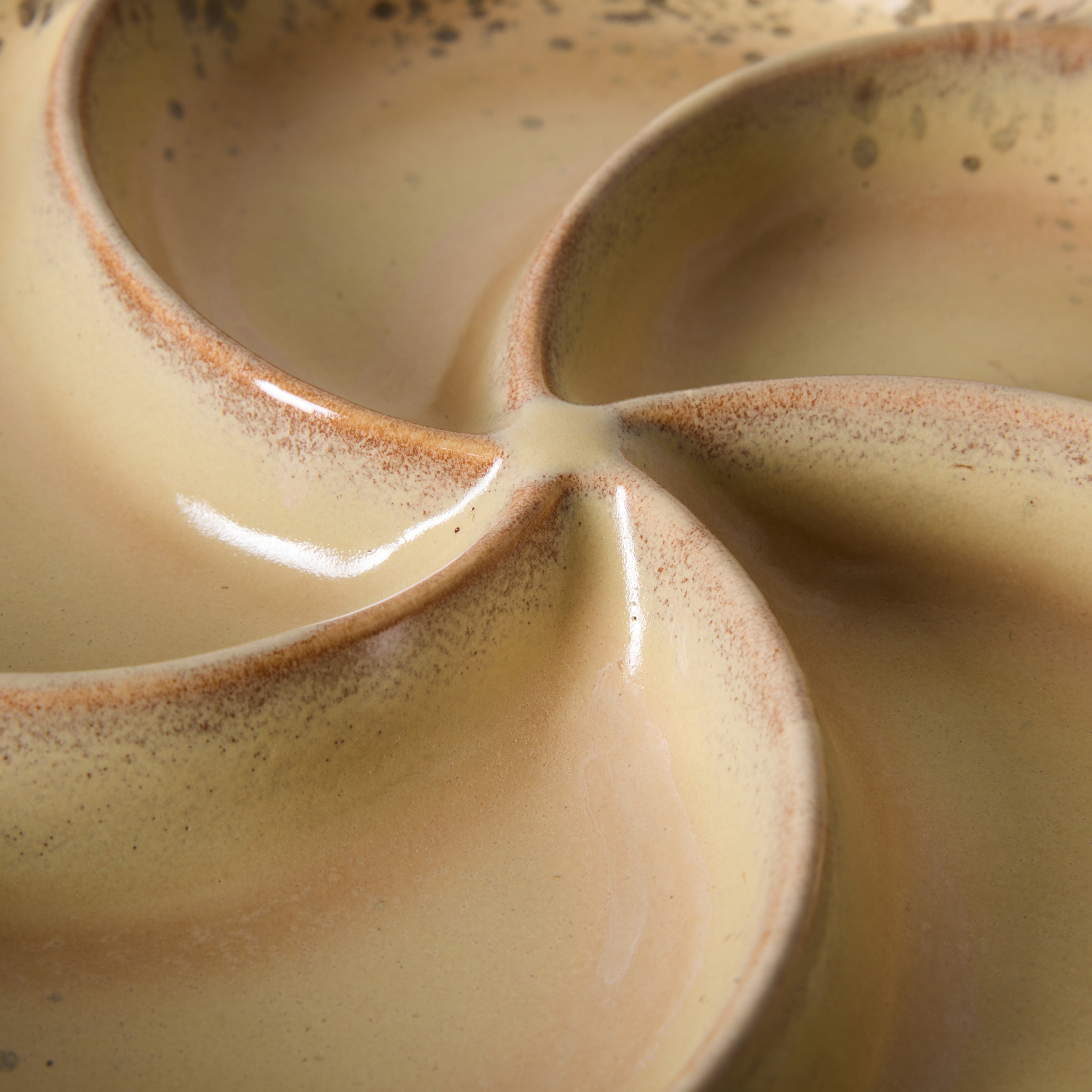HKliving 70's Ceramics Snackschaal - Grit