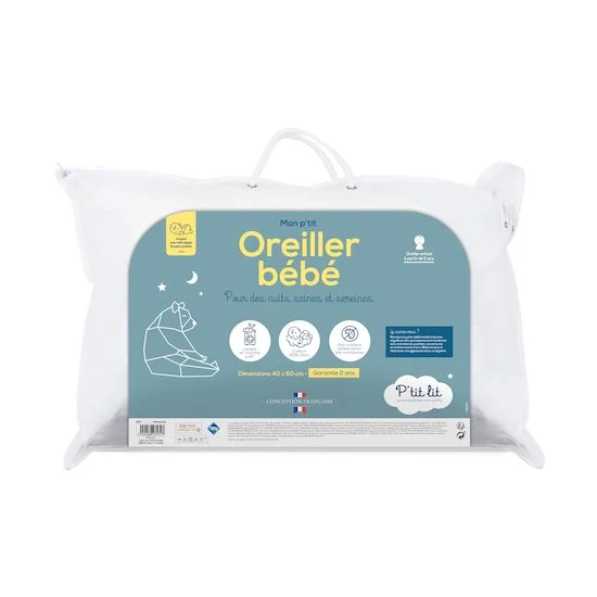 Oreiller anti-acarien   40 x 60 cm   de               P'tit lit