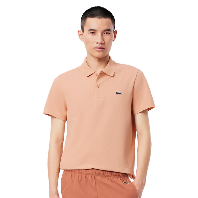 Polo Lacoste Regular Coton coloris saumon