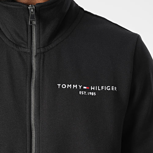 Veste Zippée Tommy Logo 9327 Noir