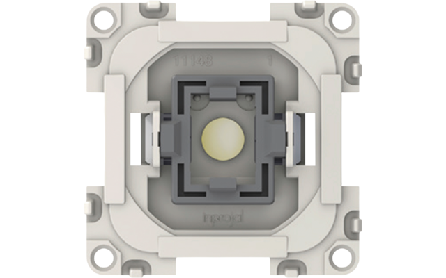 Inprojal System 10.000 Ausschalter mit LED Kontrolllampe Einbautiefe 26 mm