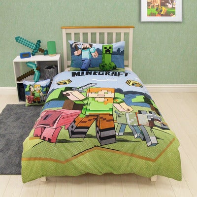 Minecraft Sengesett 150x210 cm