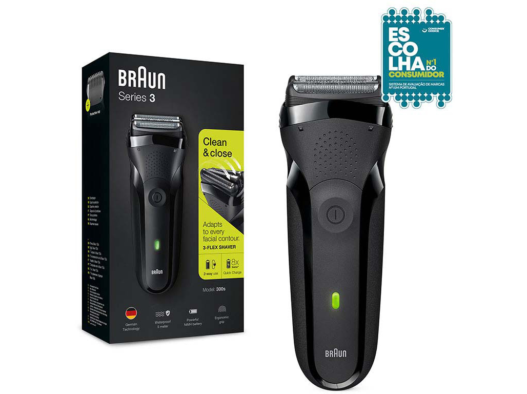 MÁQUINA DE BARBEAR BRAUN SERIES 3 300S