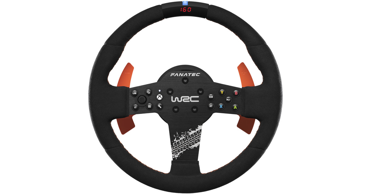 FanatecCSL Elite Steering Wheel WRC stuur add-on  (Zwart, Pc, Xbox, PS5 Ready, PS4 Ready)