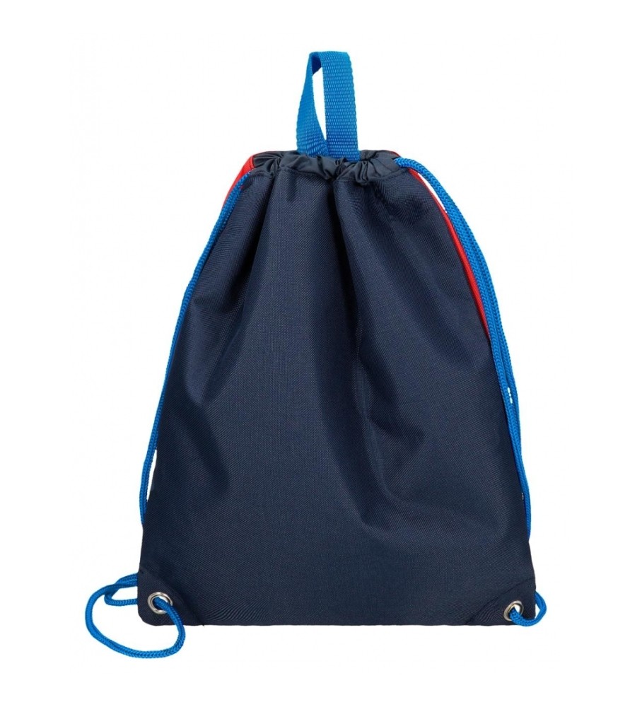Lancheira Joumma Bags com estampa do Homem-Aranha e seus amigos, vermelha