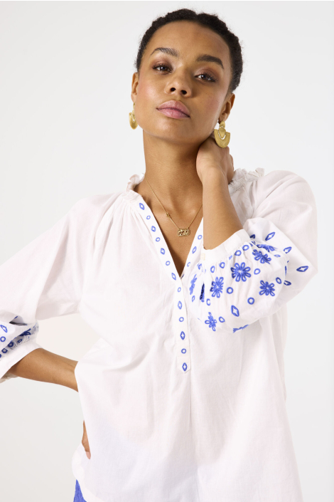 Garcia witte dames blouse