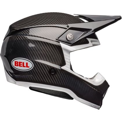 Casque cross Bell MOTO-10 SOLID 2023 - Noir / Blanc