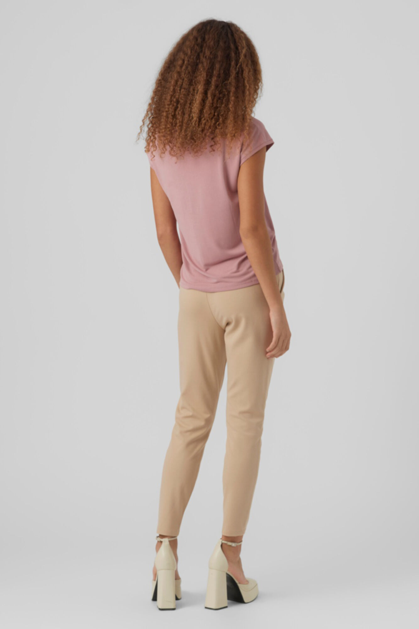 Camiseta fluida - Lilás