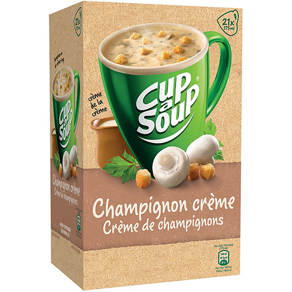1 Boite de 21 sachets soupe champignon