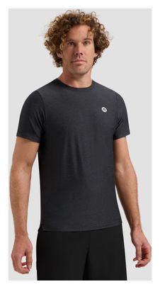 Maillot Manches Courtes De Running Rogelli Essential Noir Homme