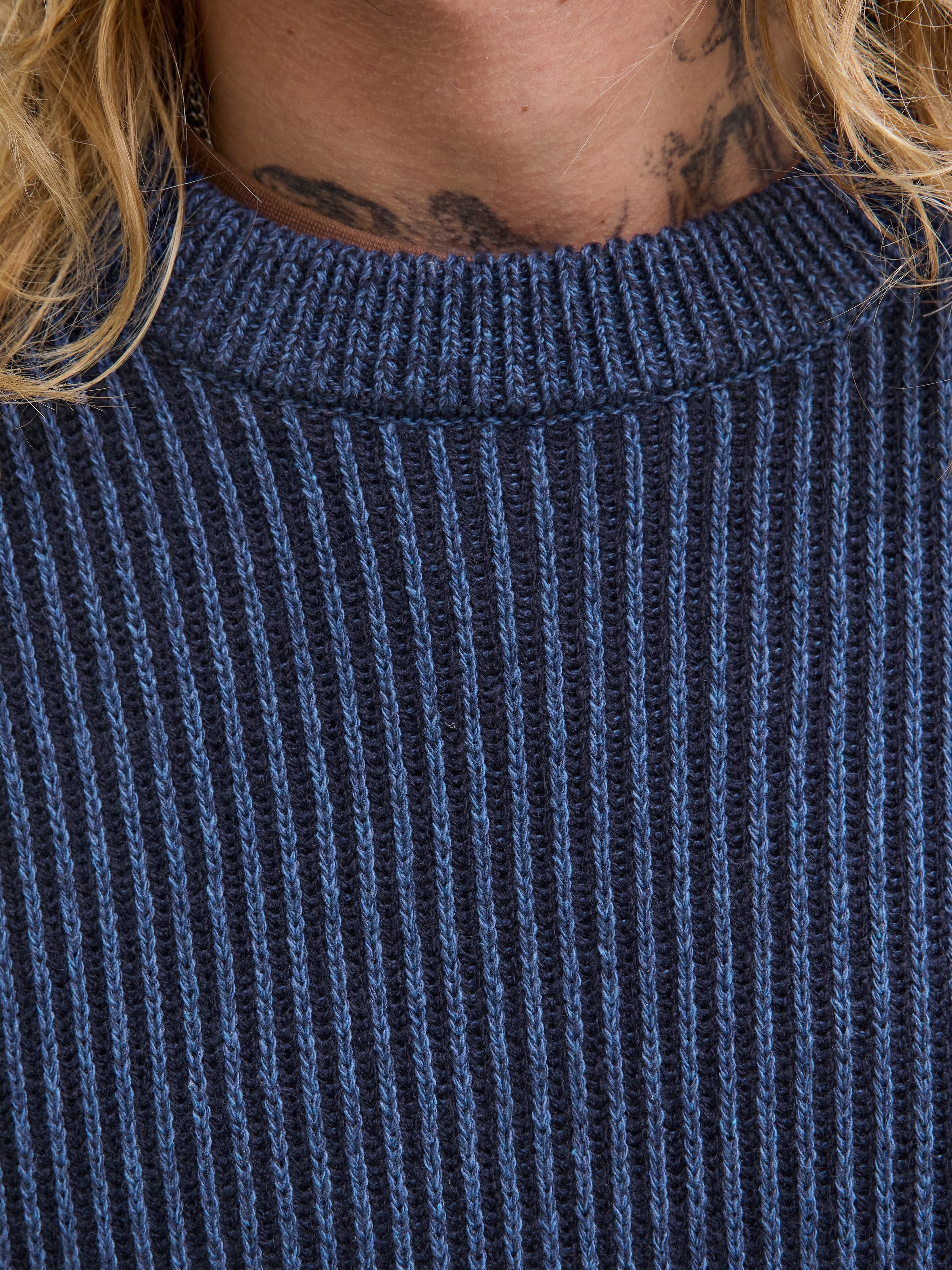 Jack & Jones Strickpullover »JJEDOVER KNIT CREW NECK SN«