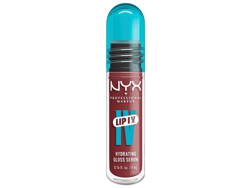 NYX Professional Makeup Lip Gloss IV Serum feuchtigkeitsspe Pflegender Lippenbalsam mit Vitaminen