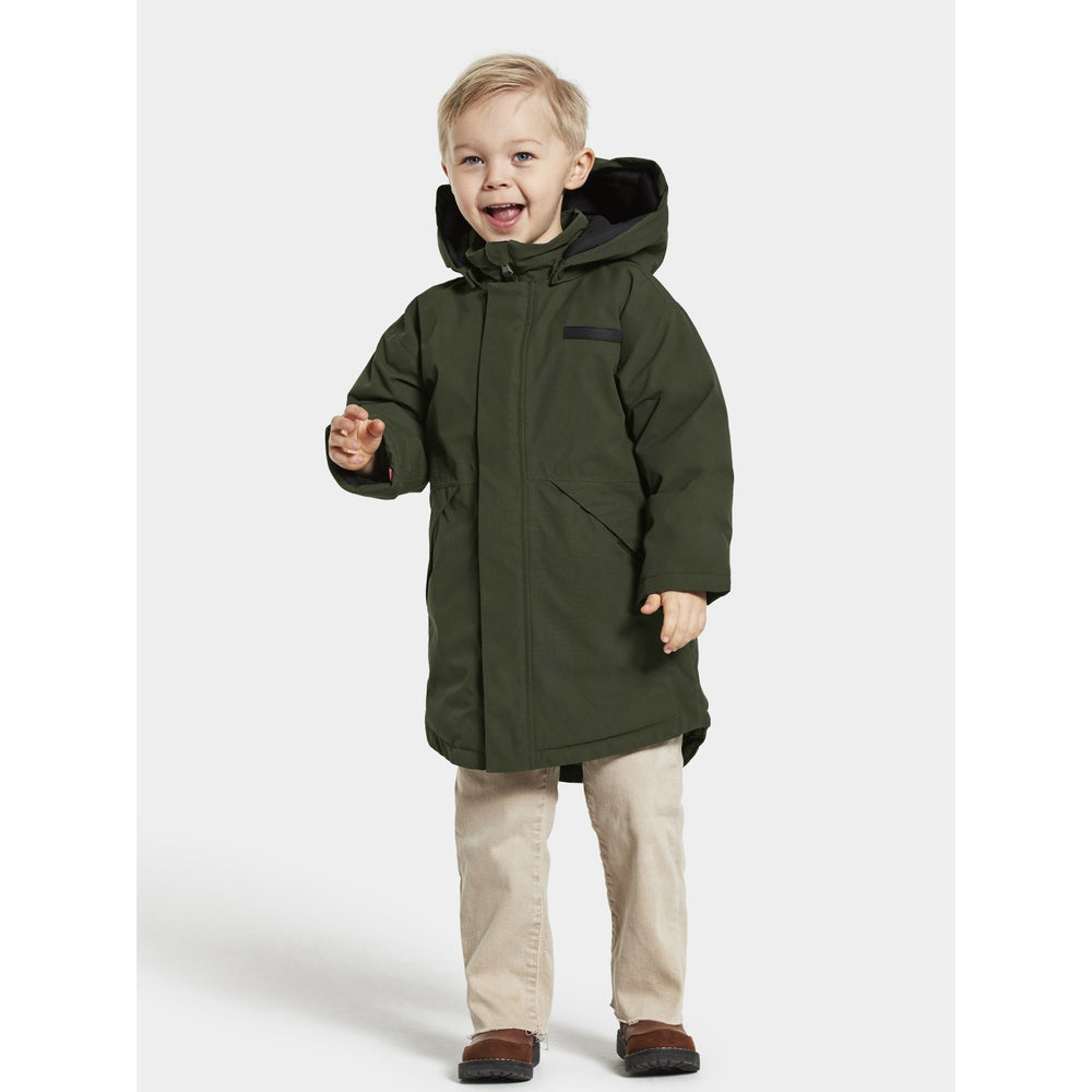 Køb Didriksons Deep Green Timon Kids Parka