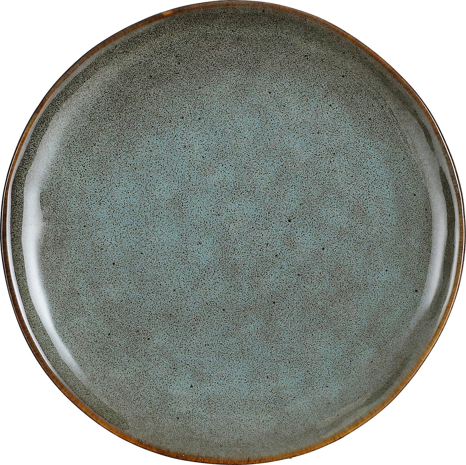 Mica Decorations gebaksbord Tabo groen D 18 H 2 cm