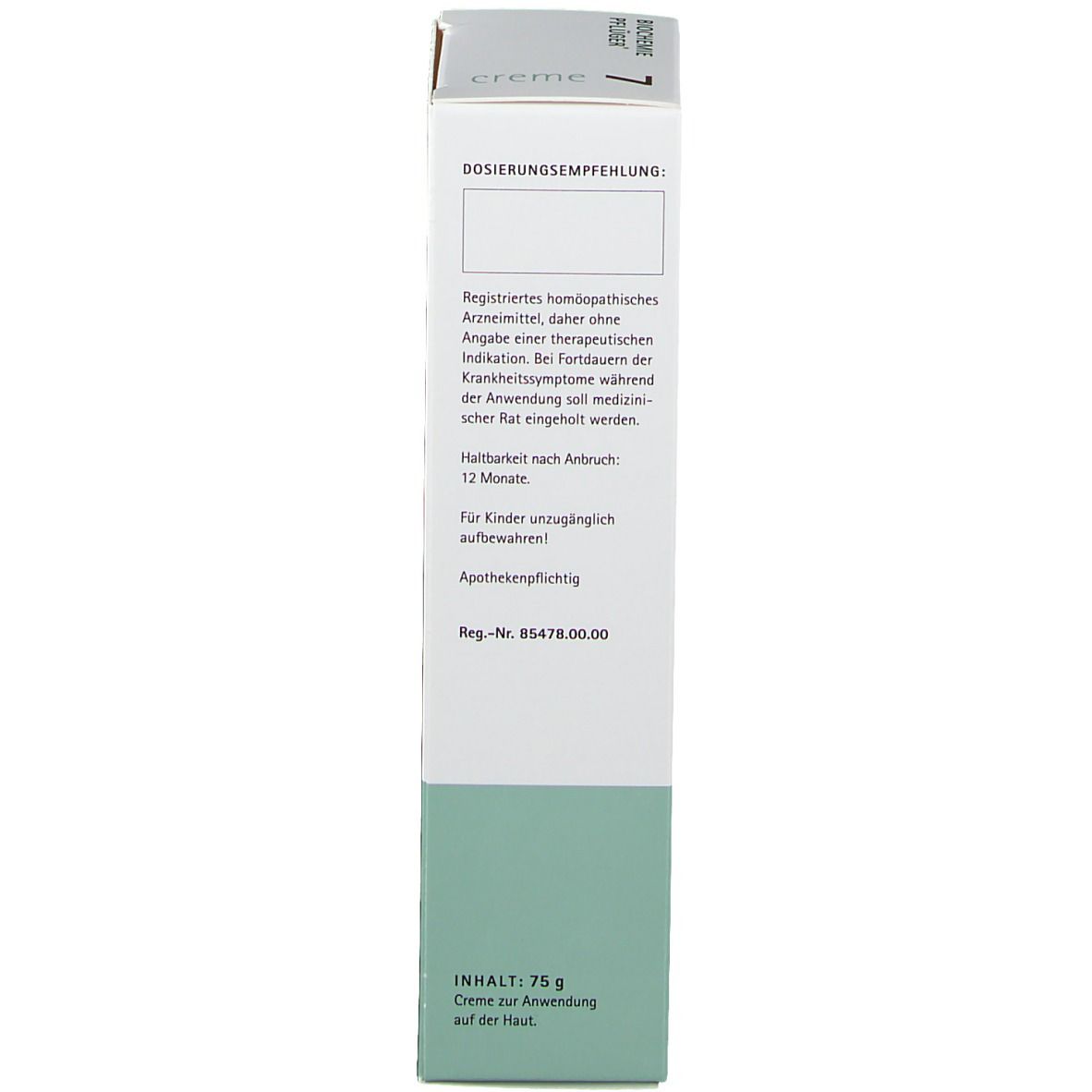 Biochemie Pflüger® Nr. 7 Magnesium phosphoricum D4 Creme