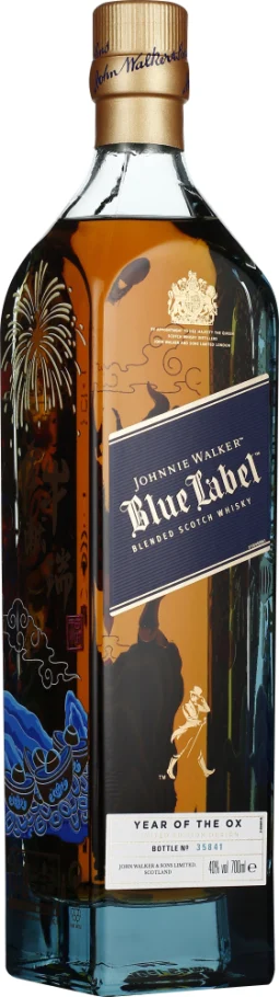 JOHNNIE WALKER BLUE LABEL YEAR OF THE OX 70CL