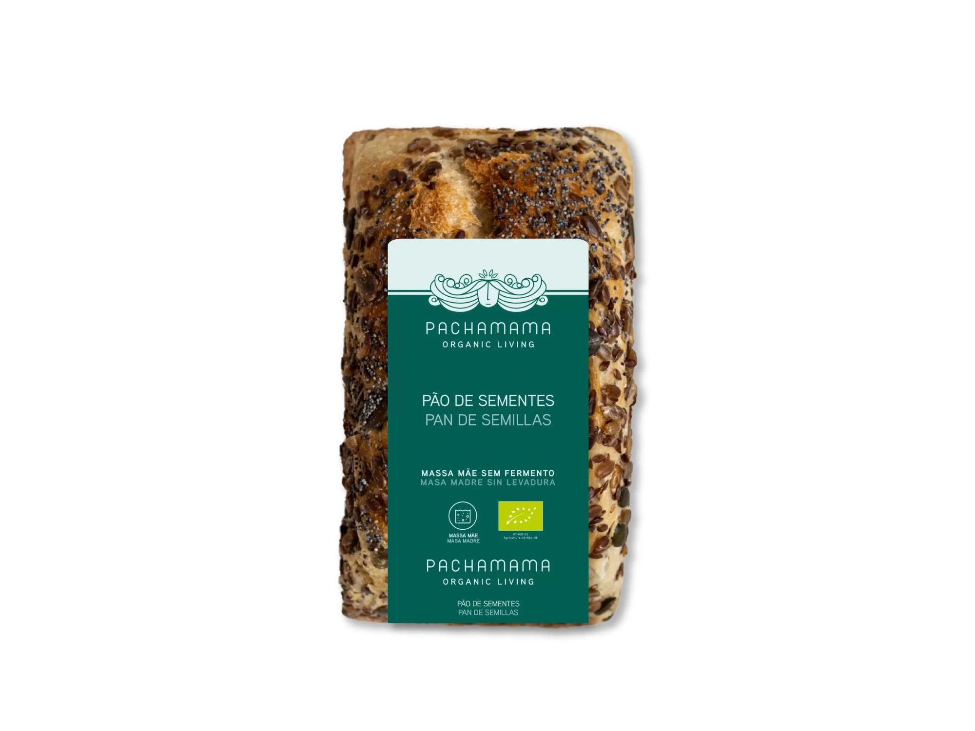PÃO PACHAMAMA SEMENTES MASSA MÃE 450 G