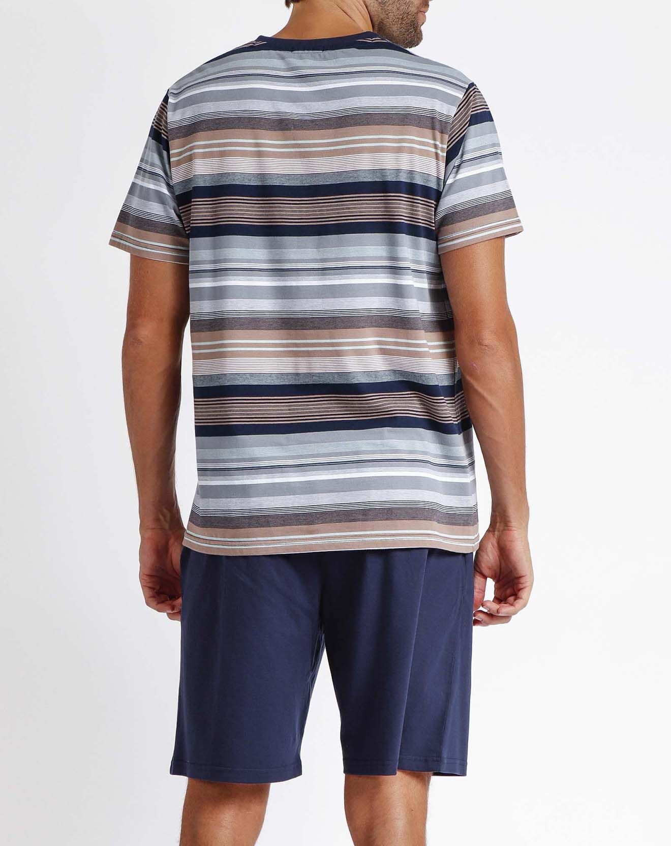 Antonio Miro Pyjama T-Shirt & Short Dimitri bleu