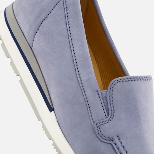 Gabor Instappers blauw Nubuck
