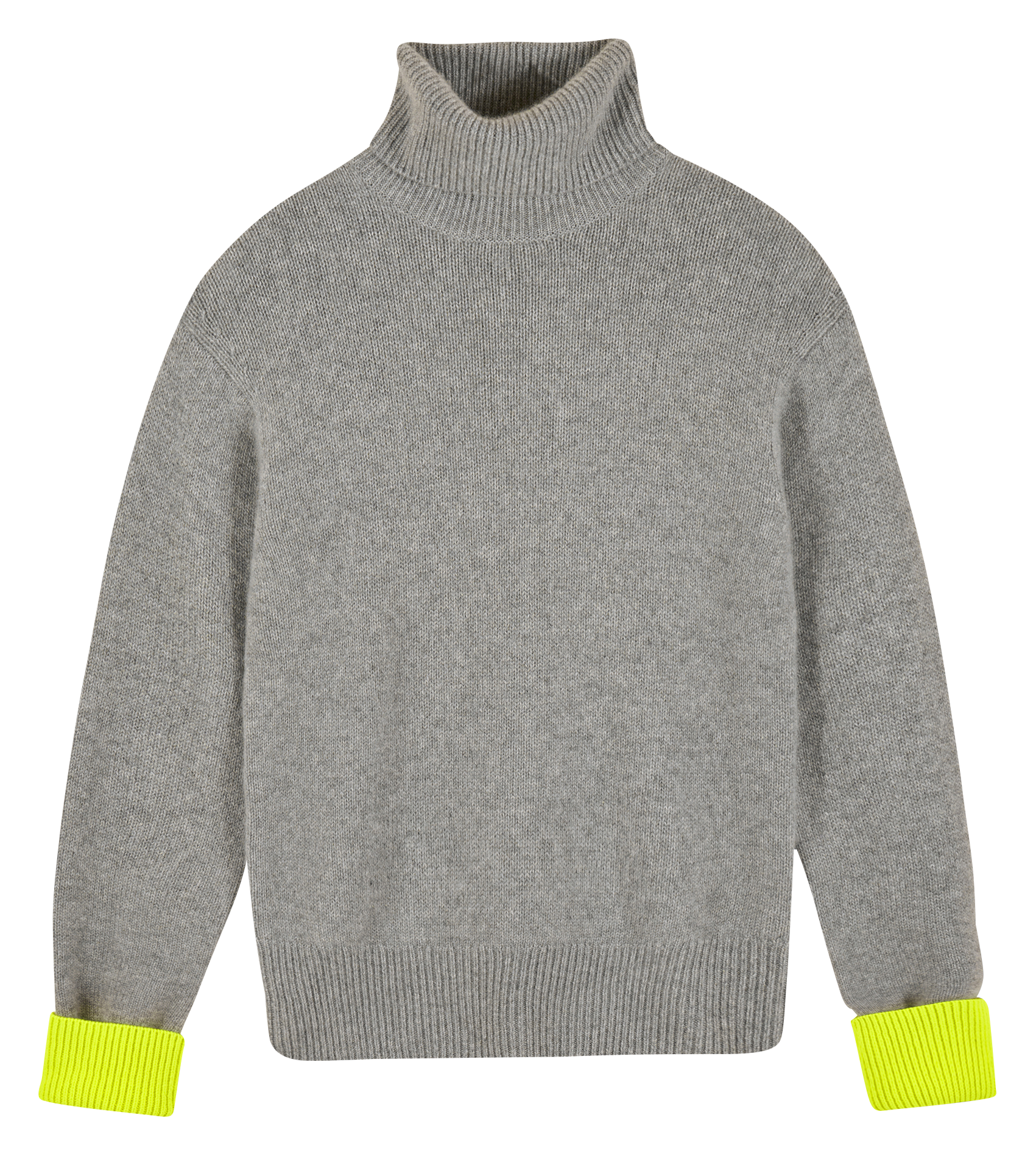 Pull col roulé en cachemire | Gris