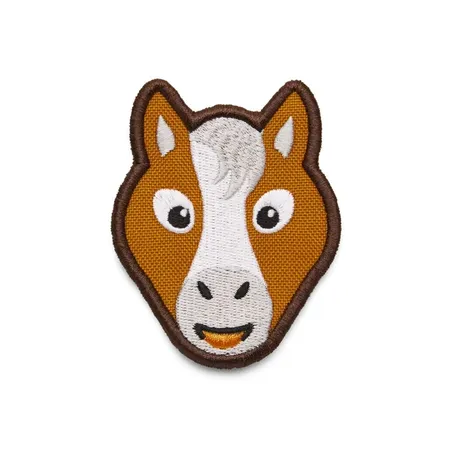 Affenzahn Klett Badge Pferd