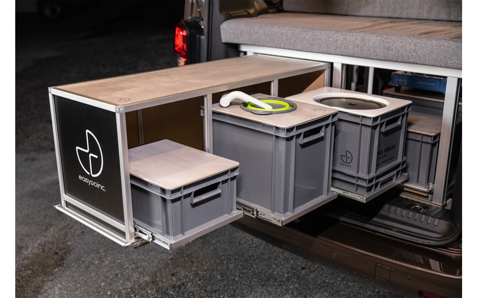 easygoinc. Vanlife-Modul SPORT für VW T4 Transporter