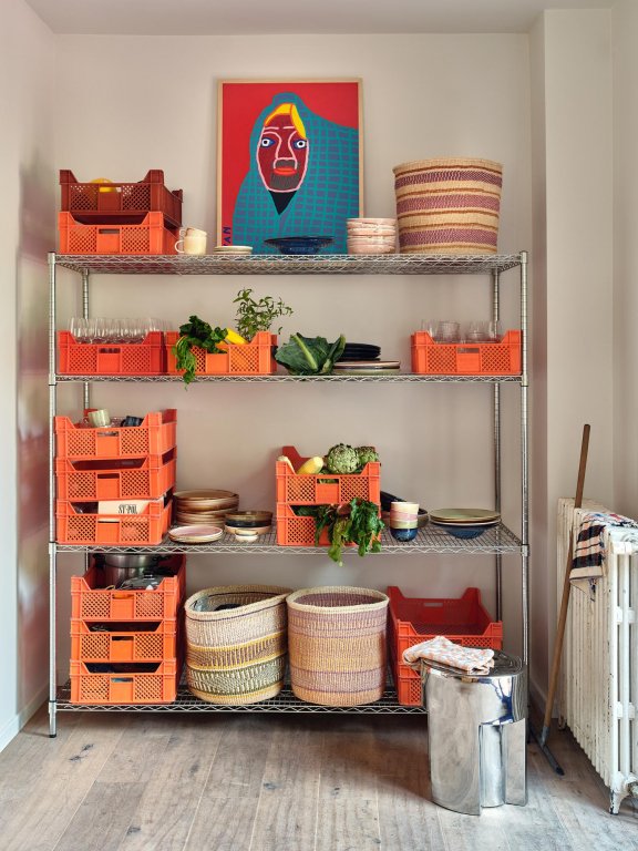 HKliving Chef Ceramic mok met oor rustic blue