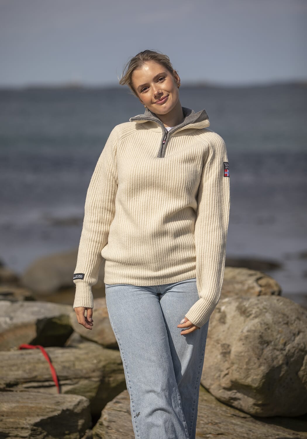 Viking Villmark Sweater w/zip Voksen SW008U - Viking Of Norway