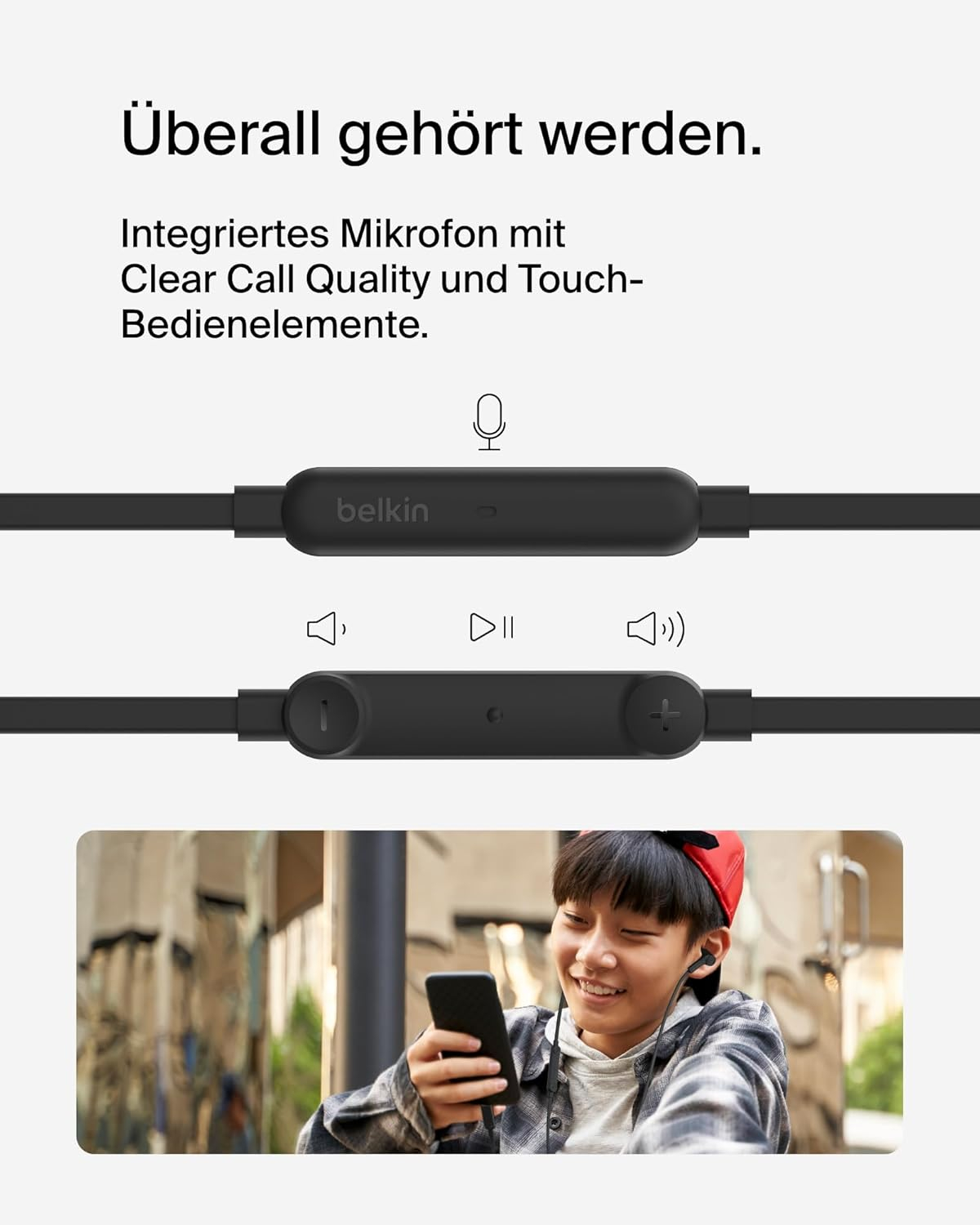 Rockstar In-Ear NC Kopfhörer Headset mit USB-C Anschluss und Mikrofon (G3H0002HQBKV2) - Schwarz