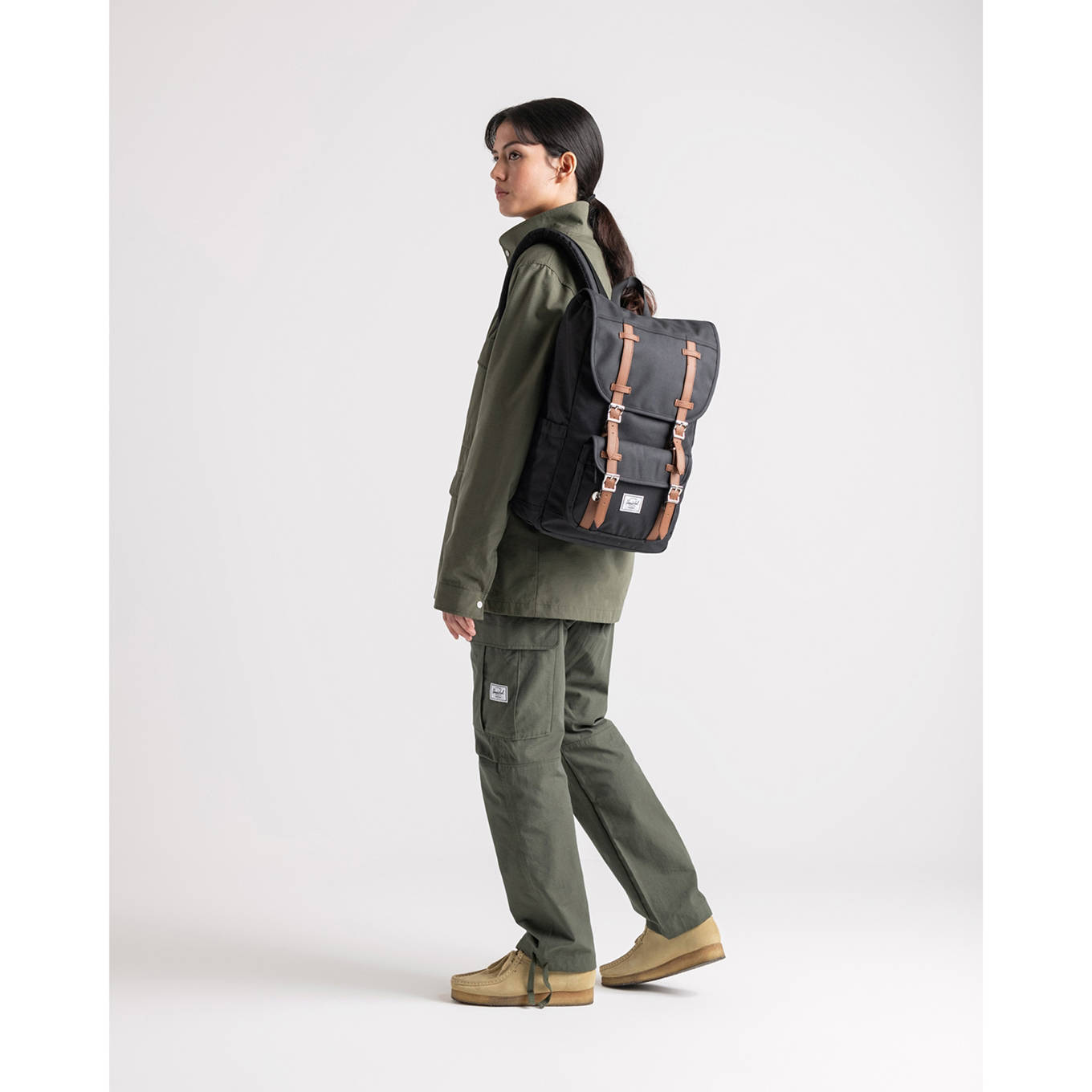 Herschel rugzak Little America Mid lila