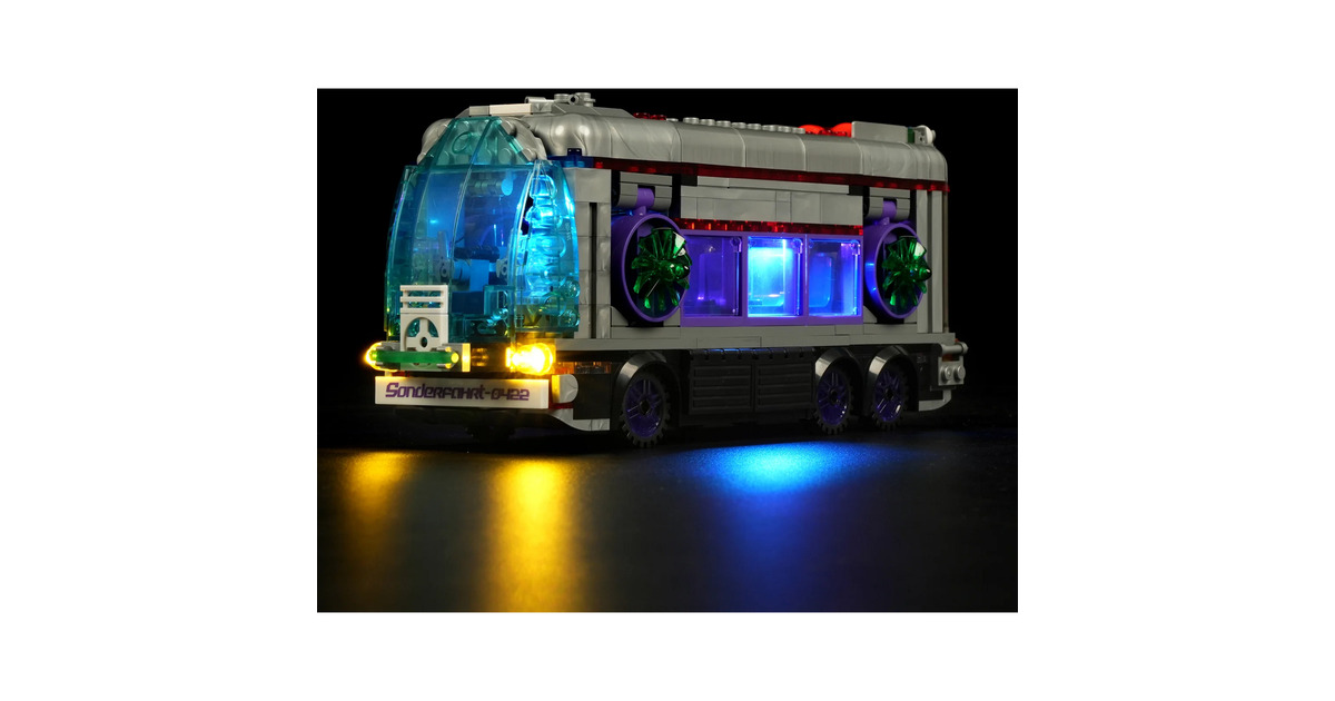 LumibricksCyberpunk Neoncity - Future Bus Constructiespeelgoed  (F9060)