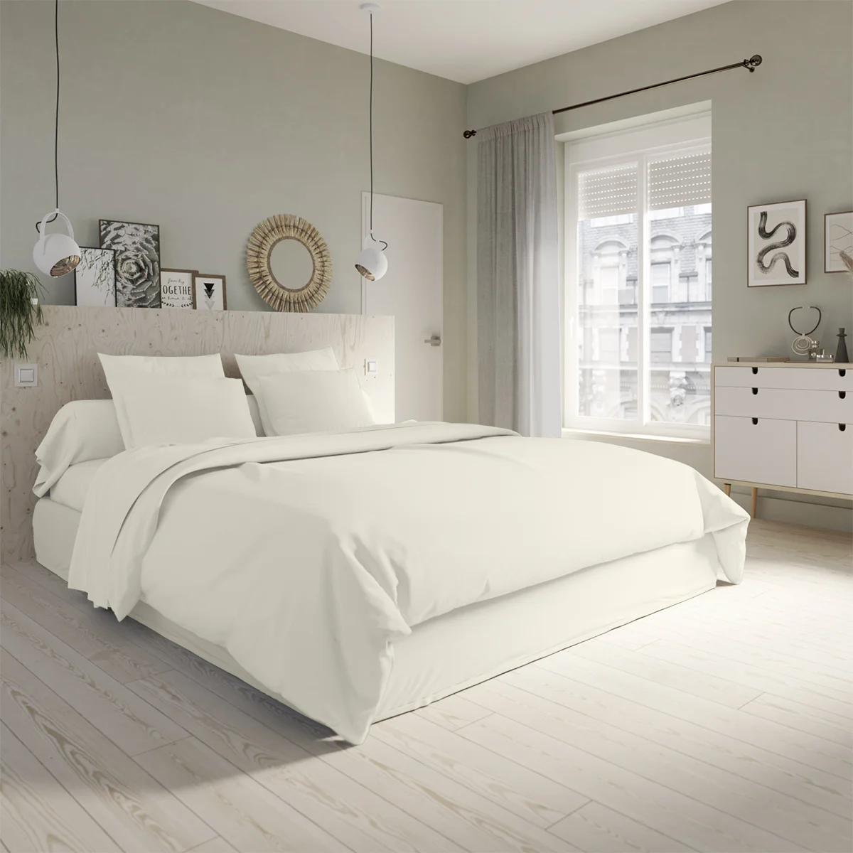 Housse de couette Studio Coton Lin
