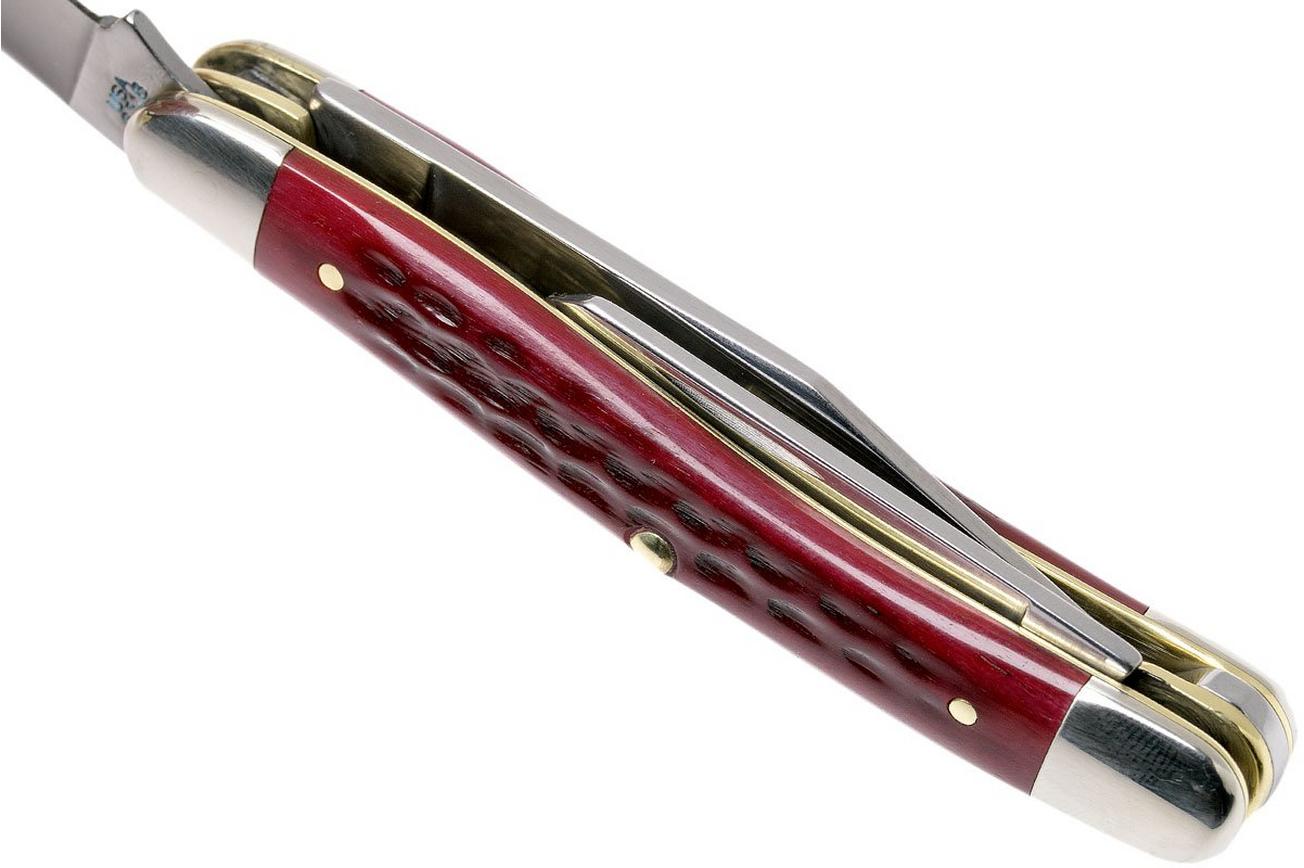Case Medium Stockman Pocket Worn Old Red Bone, 00786, 6318 SS zakmes