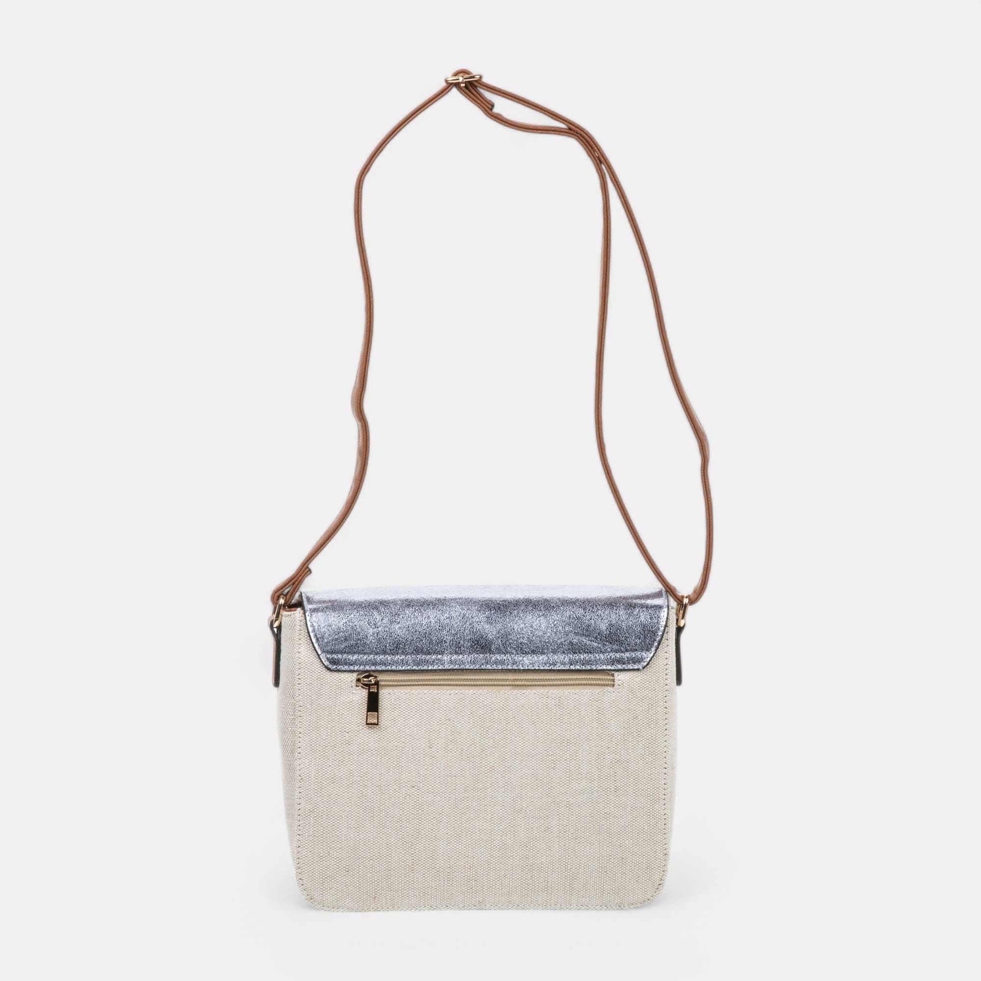 Sac bandoulière argent