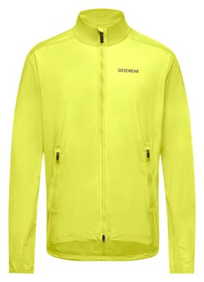 Veste coupe-vent Running Homme Gore Wear Concurve Jaune Fluo