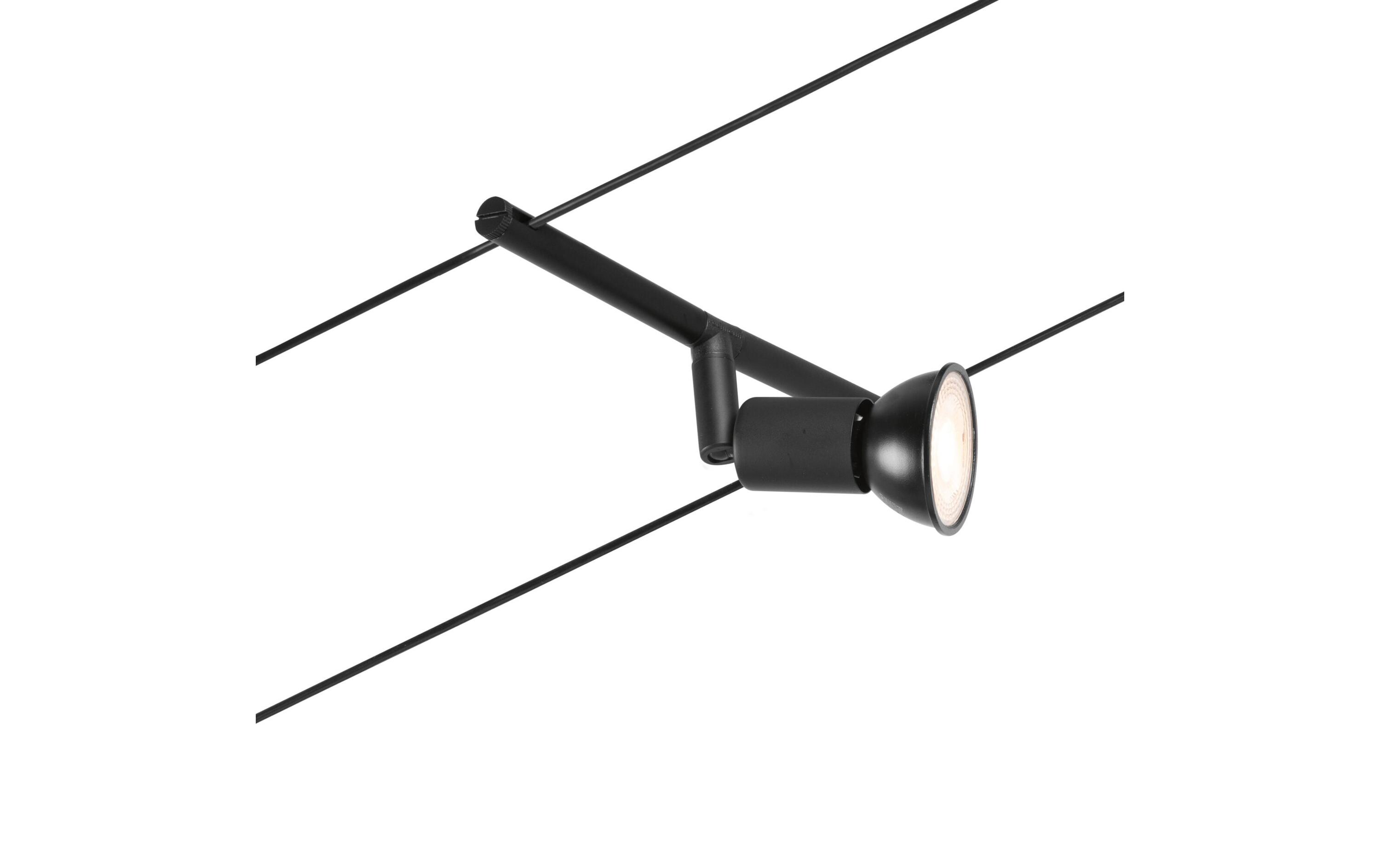 CorDuo Seilsystem Salt Basisset GU5.3 max. 5 x 10 W<br>Schienenlichtschranke