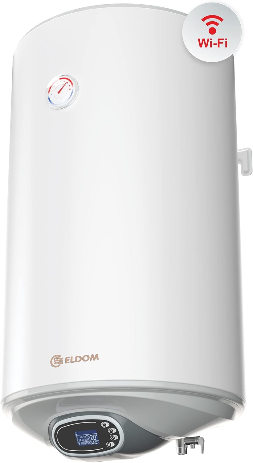 Boiler Warmwasserspeicher 80L druckfest Eldom Favourite Digital, Wi-Fi