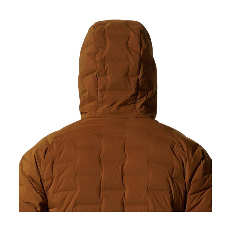 Mountain Hardwear Stretchdown Hooded Jacket Men Golden Brown