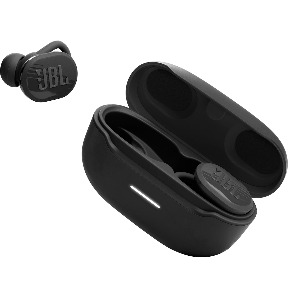 JBL Endurance Race helt trådløse in-ear hodetelefoner (sort)